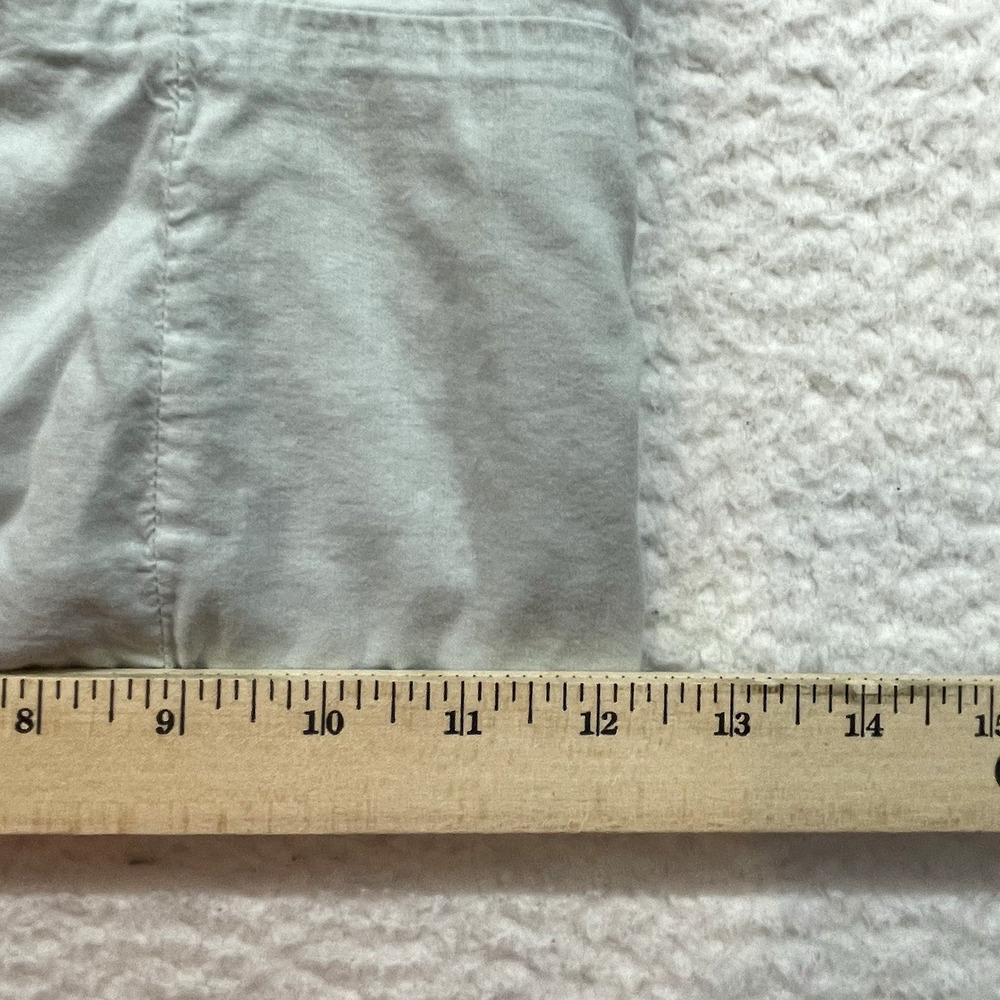 Abercrombie And Fitch Shirt Womens XS Blue Crop Tank Top Y2K Retro Boho Tie - Picture 6 of 10